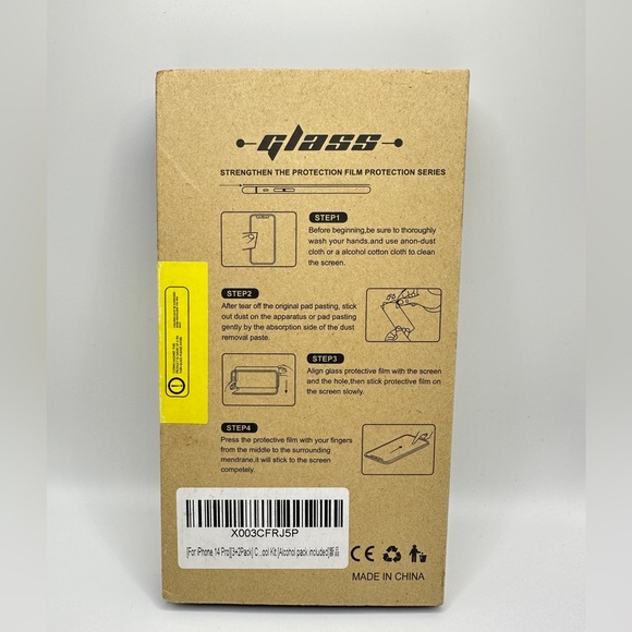 iPhone 14 Pro Screen Protector - 3+2 pk - Picture 2 of 4